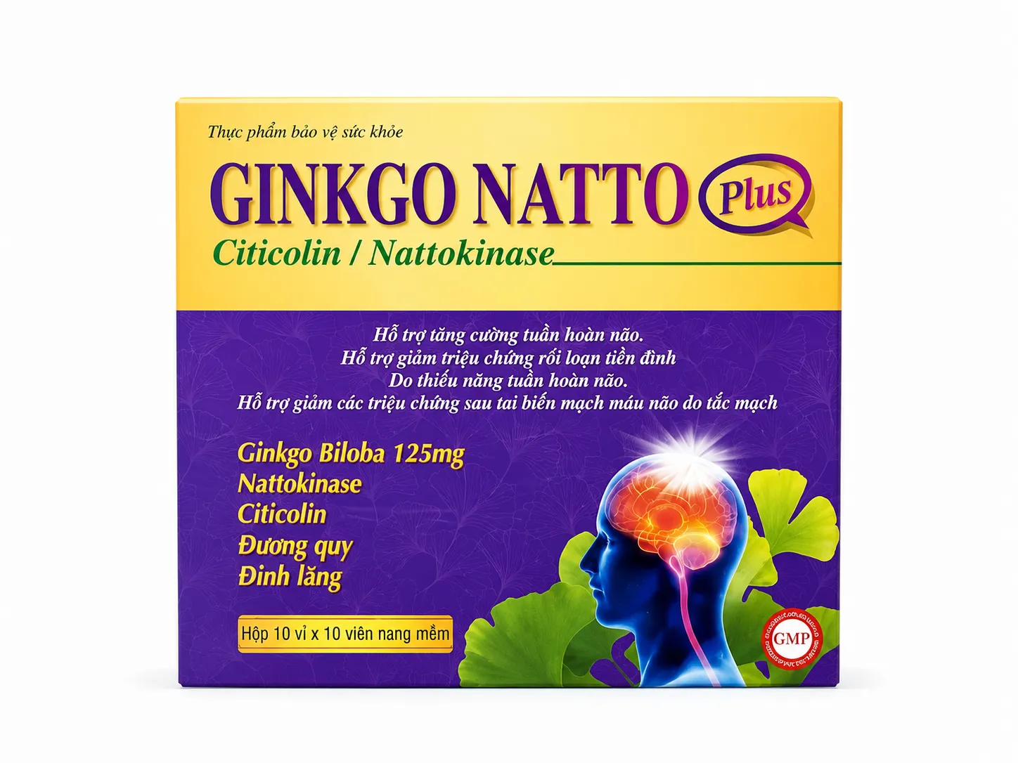 Ginkgo Natto Plus hộp