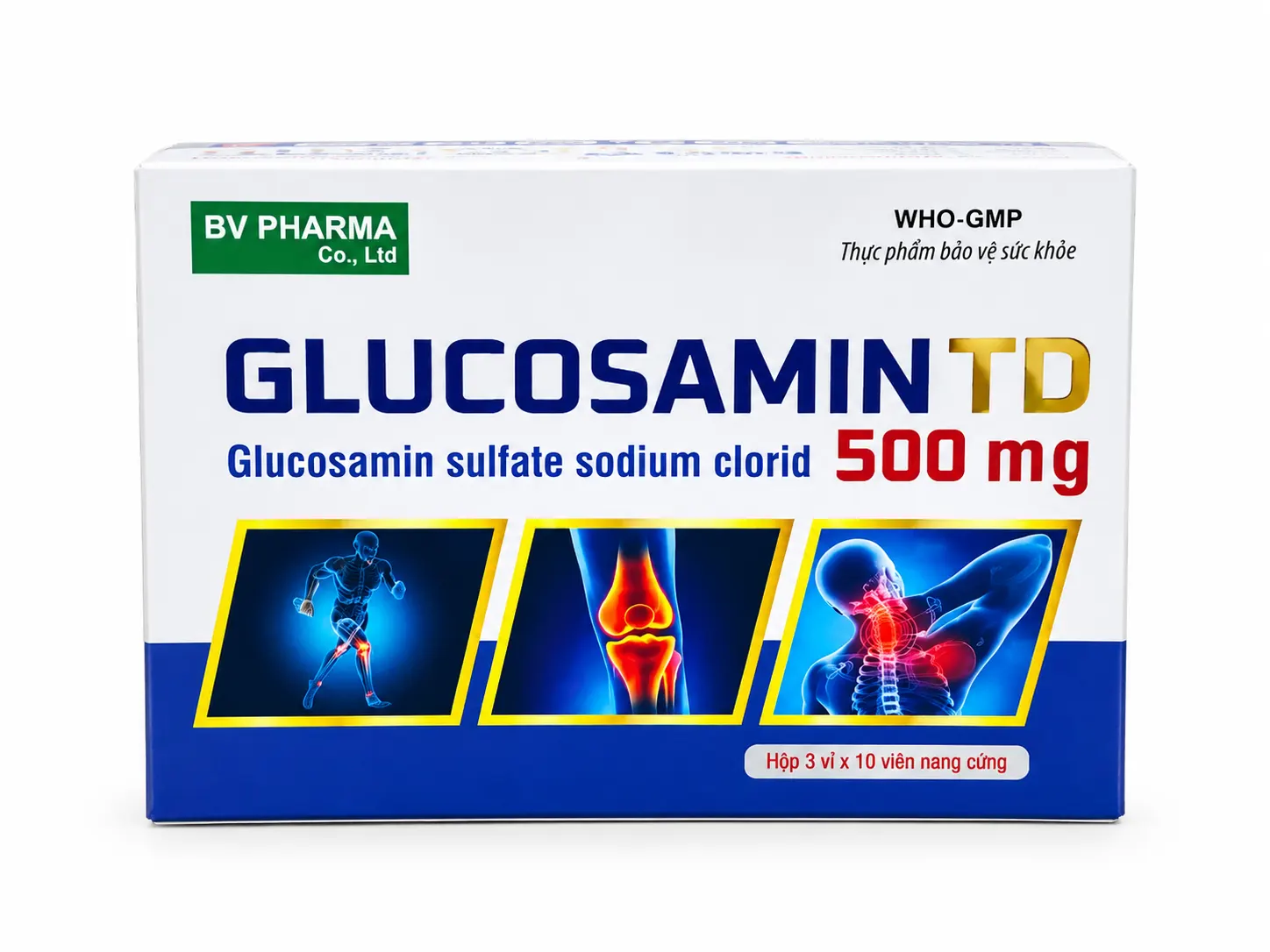 Glucosamin TD BVP (hộp 100 viên)