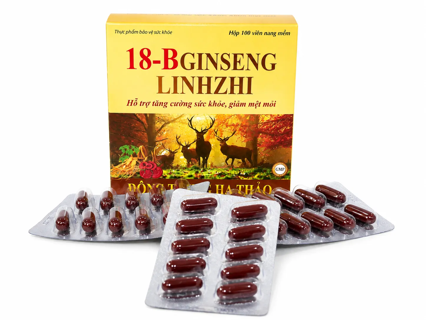 18B Ginseng Linhzhi - hộp 100 viên